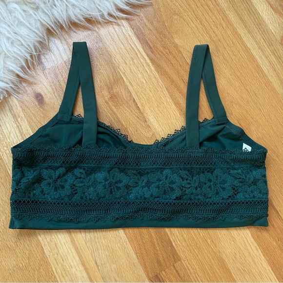 Free People NEW Annabelle Bralette Green - Picture 4 of 8